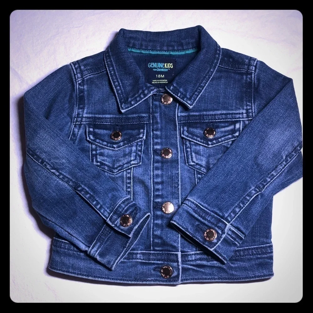 New Oshkosh Classic Denim Jacket Size 18 Months
